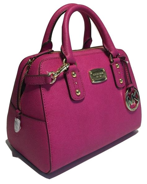 michael kors fuchs puschel|Michael Kors fuschia bag.